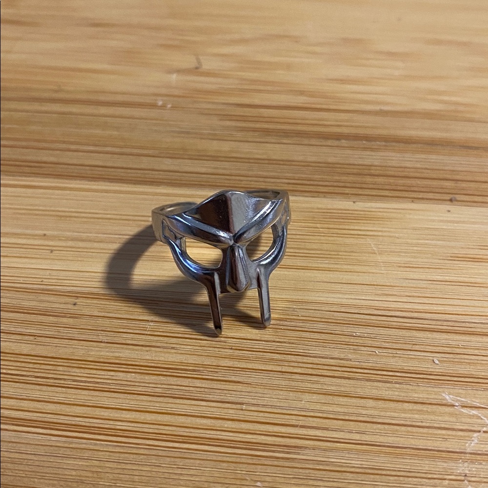 Vintage Goth Mf Doom Mask Adjustable Joint Ring For Men Gladiator Punk Egyptian